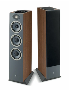 Focal Theva N°3-D — Profesjonalne kolumny podłogowe z membranami Slatefiber Dark Wood