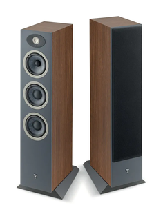 Focal Theva N°2 — Wysokiej jakości kolumny podłogowe z przetwornikami Slatefiber Dark Wood