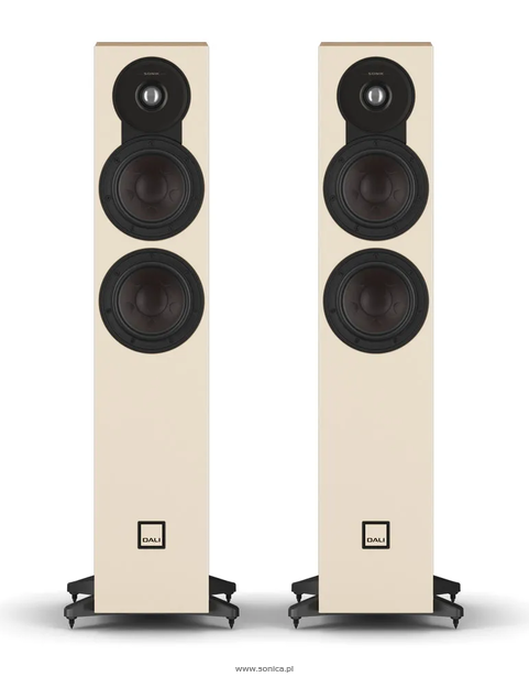 DALI Sonik 5 — Kolumny podłogowe hi-fi z bass-refleksem i miękką kopułką Dąb