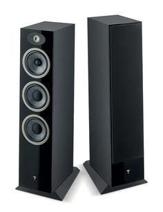 Focal Theva N°3 — Kolumny podłogowe premium z technologią Slatefiber Czarny