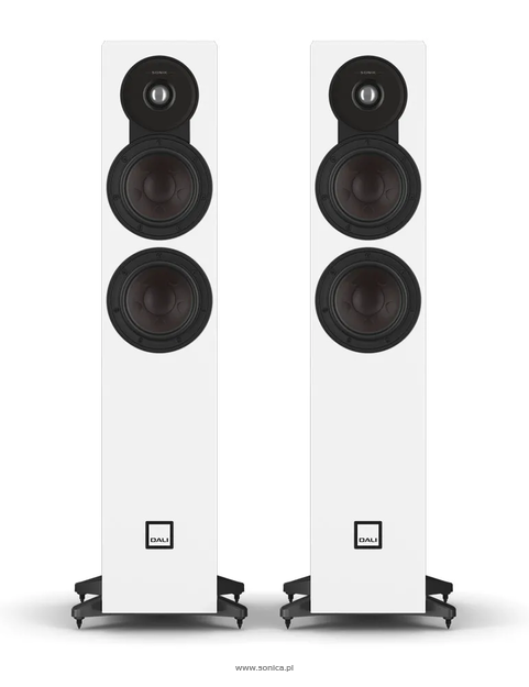 DALI Sonik 5 — Kolumny podłogowe hi-fi z bass-refleksem i miękką kopułką Biały